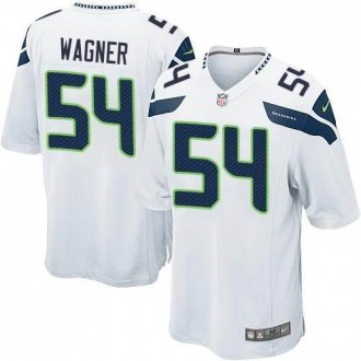 Nike Seattle Seahawks #54 Bobby Wagner White NFL Game Jersey