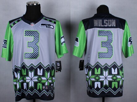 2015 New Style Seattle Seahawks #3 WILSON Noble Fashion elite Stitched jerseys