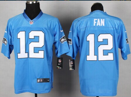 NFL 2014 Seattle Seahawks #12 Fan Fashion blue Jerseys