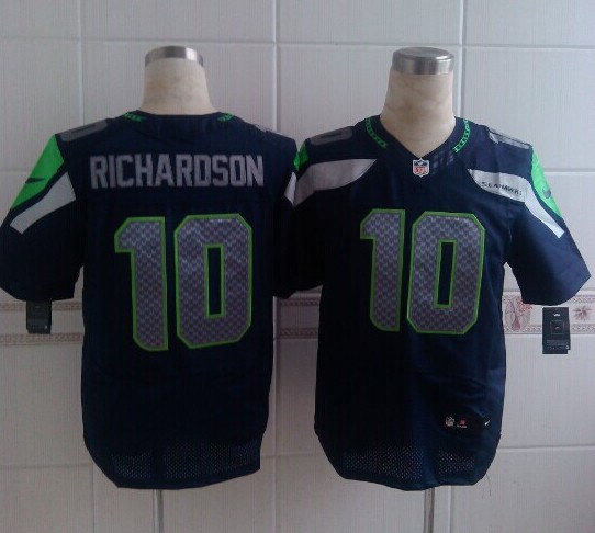 Nike Elite Seattle Seahawks 10 Paul Richardson Blue Team Color Jerseys