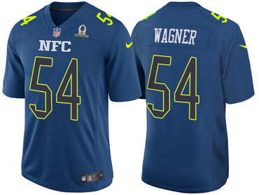 2017 Pro Bowl NFC Seattle Seahawks 54 Bobby Wagner Navy Game Jersey