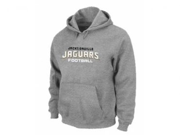 Jacksonville Jaguars Authentic font Pullover Hoodie Grey