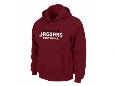 Jacksonville Jaguars Authentic font Pullover Hoodie Red