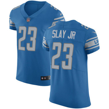 Nike Lions #23 Darius Slay JR Blue Team Color Men's Stitched NFL Vapor Untouchable Elite Jersey