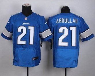 Nike Detroit Lions #21 Ameer Abdullah Blue Team Color Men's Stitched NFL Elite jersey