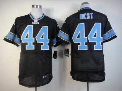 2012 NEW NFL Detroit Lions 44 Jahvid Best Black Jerseys(Elite)