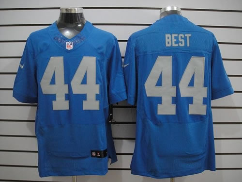 2012 NEW NFL Detroit Lions 44 Jahvid Best Blue Colors Alternate Jerseys(Elite)