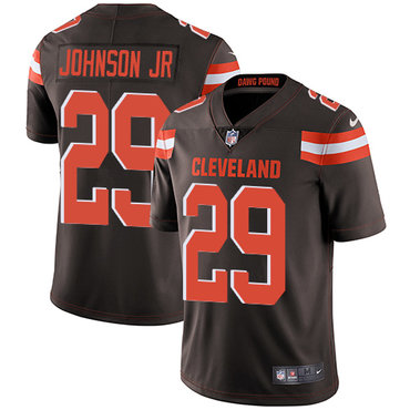 Nike Browns #29 Duke Johnson Jr Brown Team Color Men's Stitched NFL Vapor Untouchable Limited Jersey