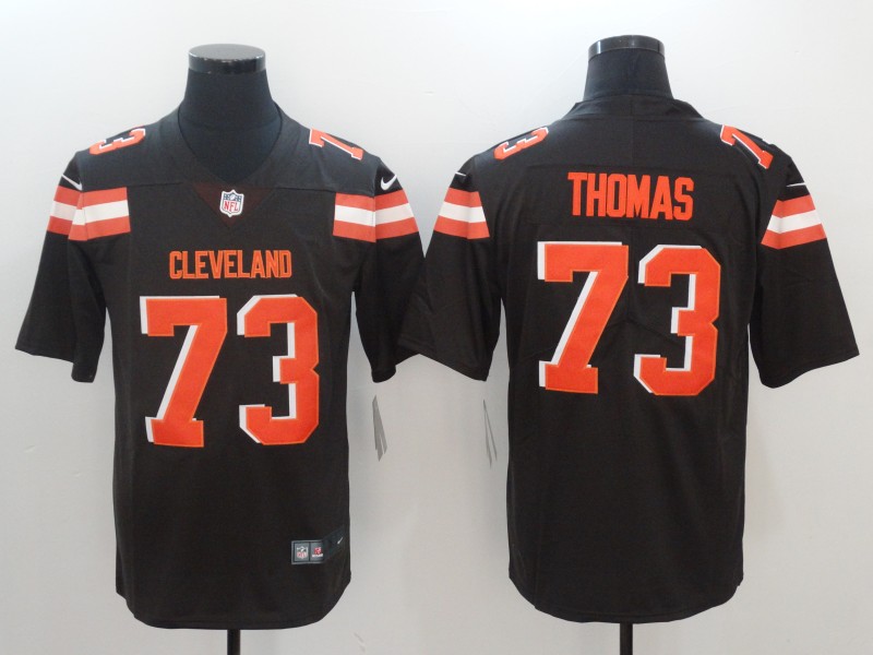 Nike Browns 73 Joe Thomas Brown Vapor Untouchable Player Limited Jersey