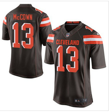 Nike Cleveland Browns #13 Josh McCown Brown Team Color Men's Stitched NFL New Elite Jersey