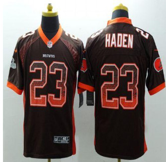 New Cleveland Browns #23 Joe Haden Brown Team Color Men's Stitched NFL Elite Drift fashion jersey