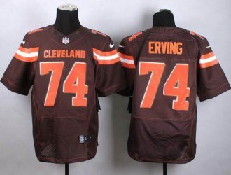 Nike Cleveland Browns #74 Cameron Erving Brown Team Color Men's Stitched NFL New Elite jersey