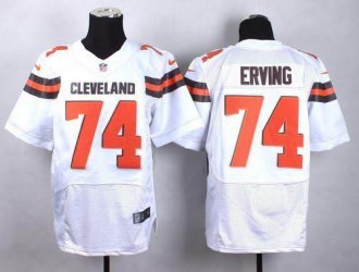 Nike Cleveland Browns #74 Cameron Erving White Men's Stitched NFL New Elite Jersey