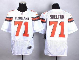 Nike Cleveland Browns #71 Danny Shelton White Men's Stitched NFL New Elite Jersey