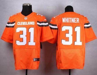 Nike Cleveland Browns #31 Donte Whitner Orange Alternate Men's Stitched NFL New Elite jersey