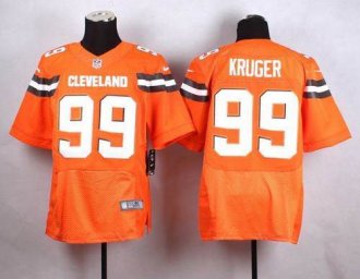 Nike Cleveland Browns #99 Paul Kruger Orange Alternate Men's Stitched NFL New Elite Jersey