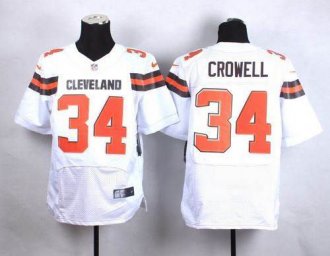 Nike Cleveland Browns #34 Isaiah Crowell White Men's Stitched NFL New Elite Jersey