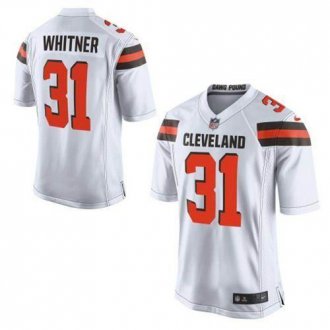 Nike Cleveland Browns #31 Donte Whitner White Men's Stitched NFL New Elite Jersey