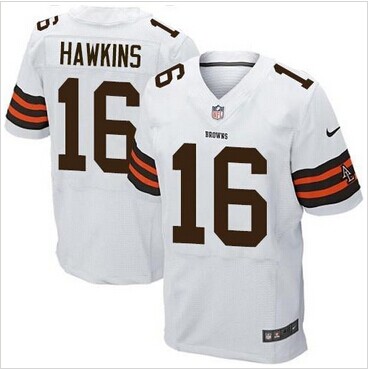 NEW Cleveland Browns #16 Andrew Hawkins White NFL Elite Jersey