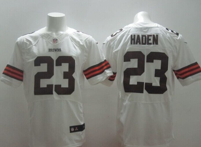 NEW NFL Cleveland Browns 23 Haden White jerseys (Elite)