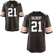 2014 NFL Draft Cleveland Browns #21 Justin Gilbert Brown Game Jersey