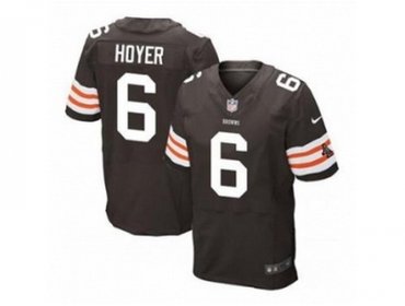 NEW Jerseys Cleveland Browns 6 Hoyer Brown(Elite)