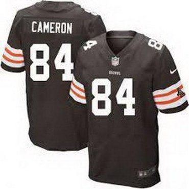 NEW NFL Cleveland Browns 84 Jordan Cameron Brown jerseys (Elite)