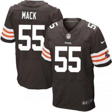 NEW NFL Cleveland Browns 55 Alex Mack Brown jerseys (Elite)