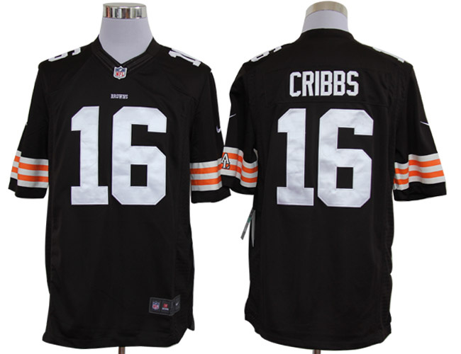 2012 NEW NFL Cleveland Browns 16 Joshua Cribbs Brown Jerseys (Limited)