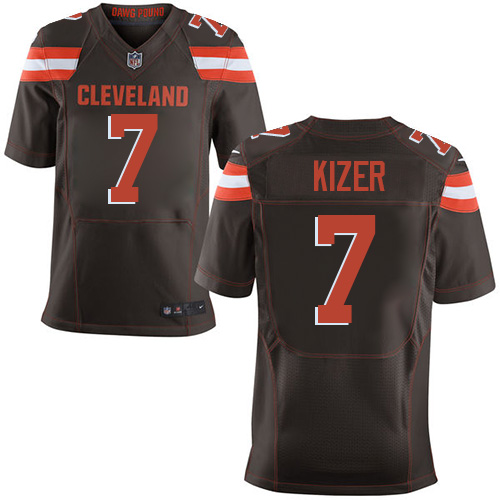 Nike Browns #7 DeShone Kizer Brown Team Color Men's Stitched NFL New Elite Jersey