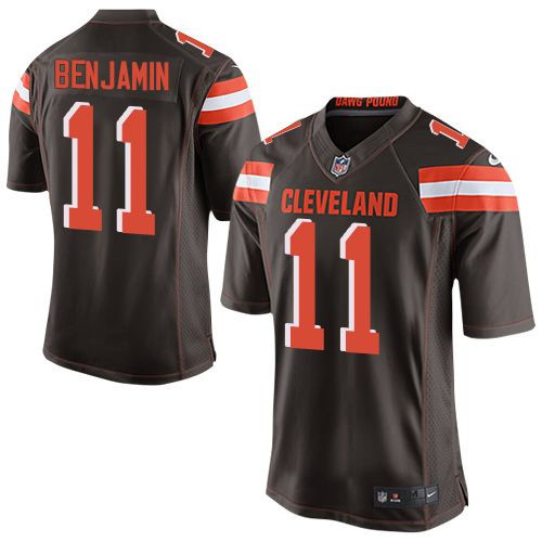 New Cleveland Browns #11 Travis Benjamin Brown Team Color Men's Stitched NFL New Elite Jersey