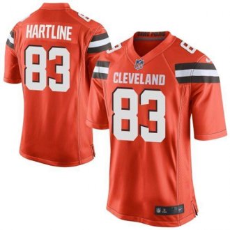 Nike Cleveland Browns #83 Brian Hartline Orange Alternate Men's Stitched NFL New Elite jersey