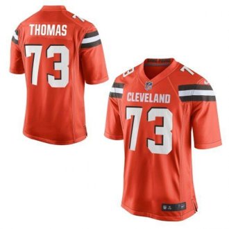 Nike Cleveland Browns #73 Joe Thomas Orange Alternate Men's Stitched NFL New Elite Jersey