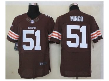 NEW NFL Cleveland Browns 51 Barkevious Mingo Brown jerseys (Elite)