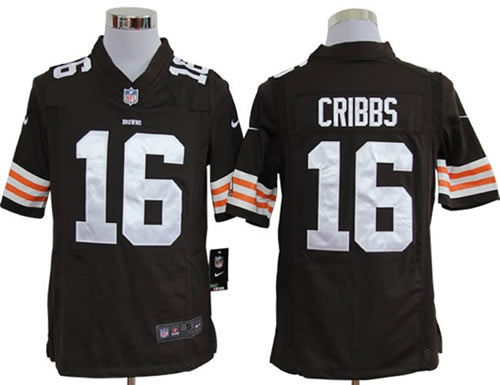 2012 NEW nfl cleveland browns 16 joshua cribbs brown jerseys (game)