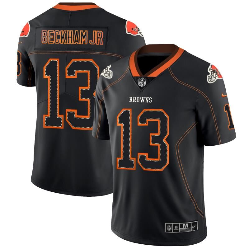 Nike Browns 13 Odell Beckham Jr Black Shadow Legend Limited Jersey