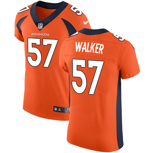 Nike Broncos #57 Demarcus Walker Orange Team Color Men's Stitched NFL Vapor Untouchable Elite Jersey