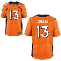 NEW Denver Broncos #13 Trevor Siemian Orange Men's Stitched NFL Elite Jersey