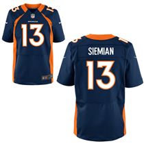 NEW Denver Broncos #13 Trevor Siemian Blue Men's Stitched NFL Elite Jersey