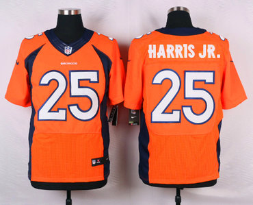 New Denver Broncos Men's Stitched #25 Chris Harris Jr Orange NFL New Elite Jersey