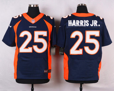 New Denver Broncos Men's Stitched #25 Chris Harris Jr Blue NFL New Elite Jersey