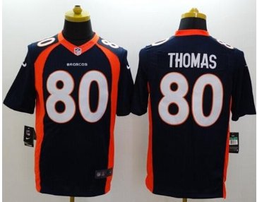 NEW Denver Broncos #80 Julius Thomas Navy Blue Alternate NFL New Limited Jersey