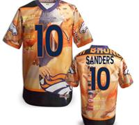 Denver Broncos #10 SANDERS Men's Stitched NFL Elite Fanatical Version Jersey (8)