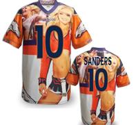 Denver Broncos #10 SANDERS Men's Stitched NFL Elite Fanatical Version Jersey (7)