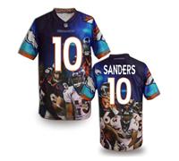 Denver Broncos #10 SANDERS Men's Stitched NFL Elite Fanatical Version Jersey (3)