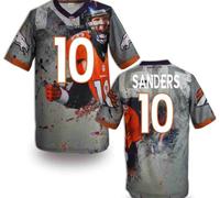 Denver Broncos #10 SANDERS Men's Stitched NFL Elite Fanatical Version Jersey (2)