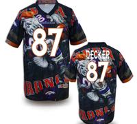 Denver Broncos #87 DECKER Men's Stitched NFL Elite Fanatical Version Jersey (1)