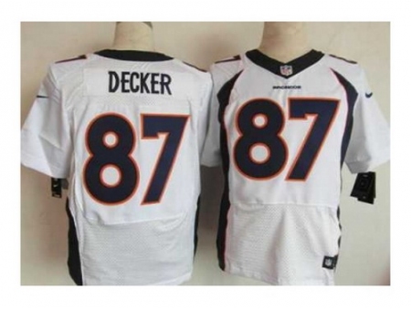 Nike Denver Broncos #87 Eric Decker white[new Elite]