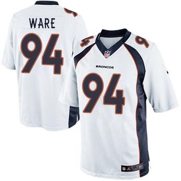 Denver Broncos #94 DeMarcus Ware White NFL Limited Jersey(2014 New)