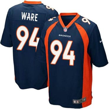 Nike Denver Broncos #94 DeMarcus Ware Blue Alternate NFL Limited Jersey(2014 New)